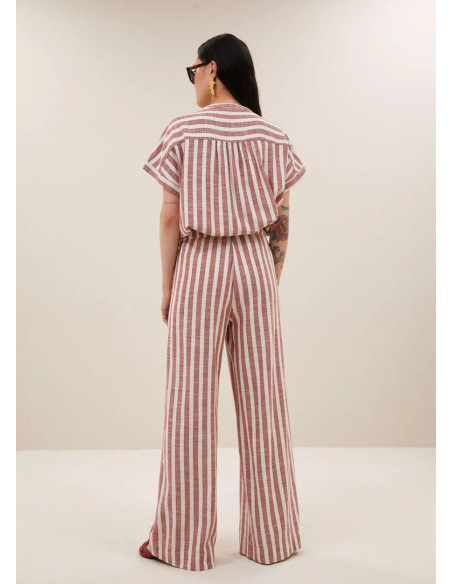 BY-BAR PANTALON BENJI STRIPE