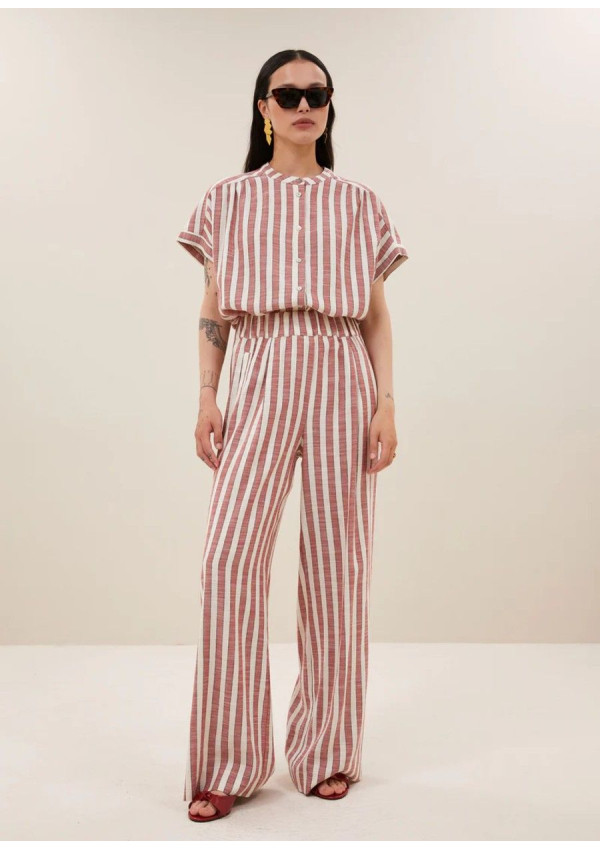 BY-BAR BLUSA MINTE STRIPE