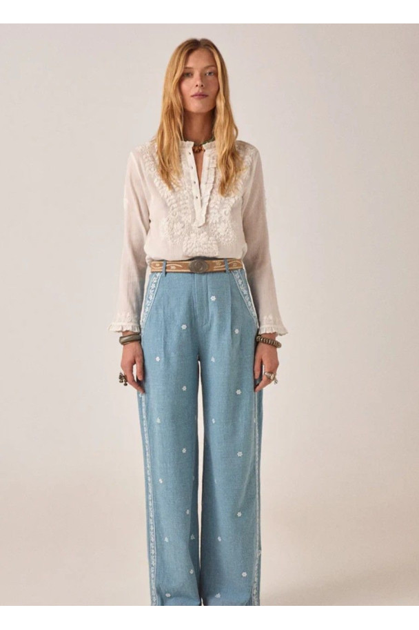 MAISON HOTEL BLUSA GABRIELLA OFF WHITE