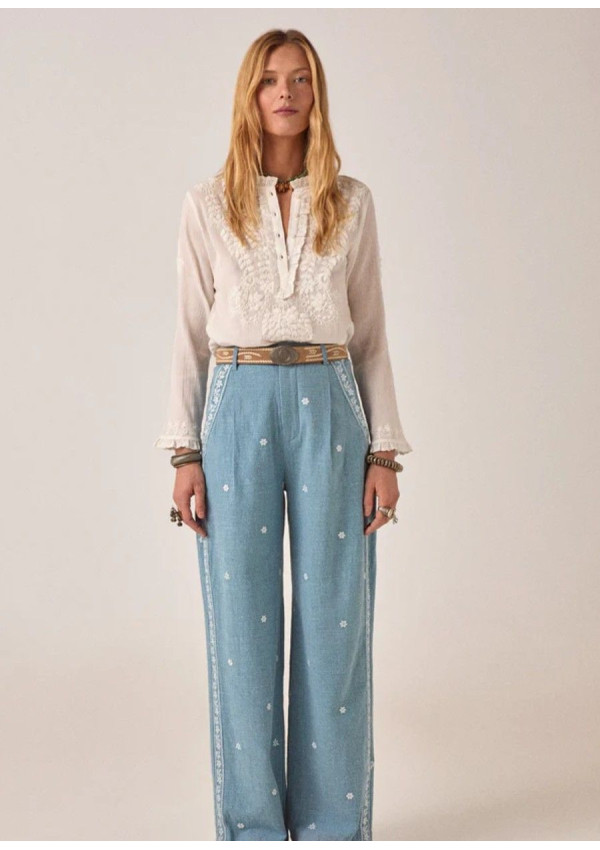 MAISON HOTEL BLUSA GABRIELLA OFF WHITE