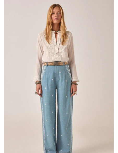 MAISON HOTEL BLUSA GABRIELLA OFF WHITE