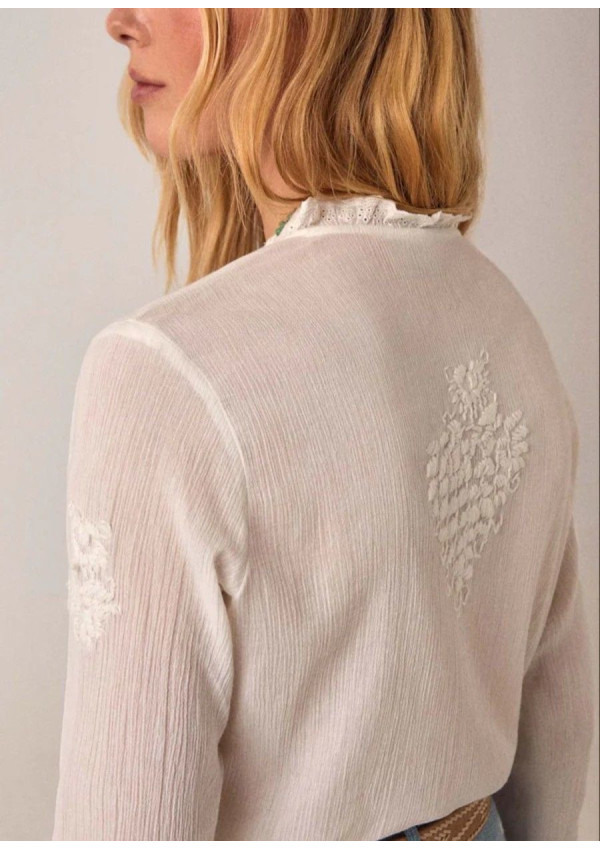 MAISON HOTEL BLUSA GABRIELLA OFF WHITE