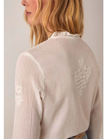 MAISON HOTEL BLUSA GABRIELLA OFF WHITE