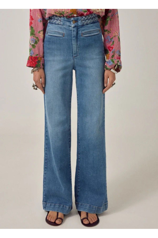 MAISON HOTEL PANTALON CHER WESTERN BLUE