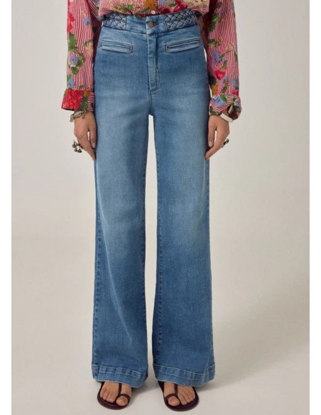 MAISON HOTEL PANTALON CHER WESTERN BLUE