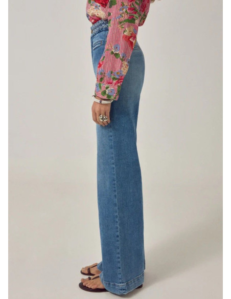 MAISON HOTEL PANTALON CHER WESTERN BLUE