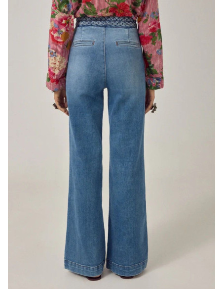 MAISON HOTEL PANTALON CHER WESTERN BLUE