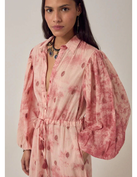 MAISON HOTEL VESTIDO FREYA GRANATE