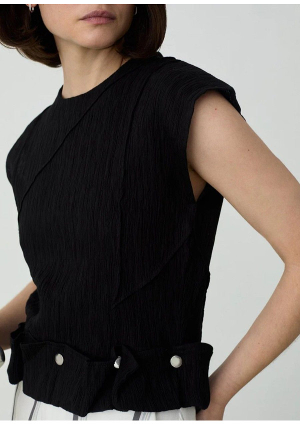 LAAGAM TOP ZANIA BLACK