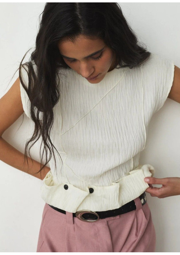 LAAGAM TOP ZANIA ECRU