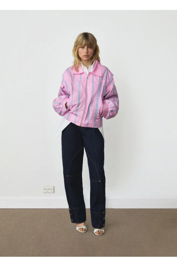 LAAGAM BOMBER WATSON PINK STRIPED