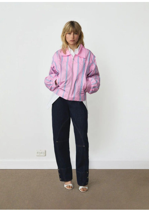LAAGAM BOMBER WATSON PINK STRIPED