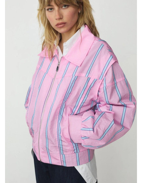 LAAGAM BOMBER WATSON PINK STRIPED