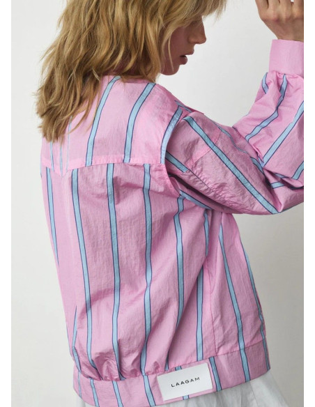 LAAGAM BOMBER WATSON PINK STRIPED
