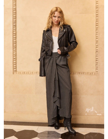 MES DEMOISELLES FALDA DECCA NEGRA