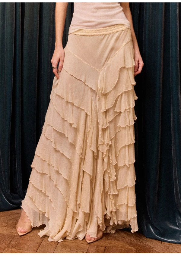 MES DEMOISELLES FALDA CHERRY BEIGE