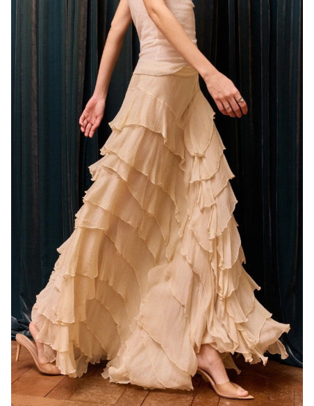 MES DEMOISELLES FALDA CHERRY BEIGE