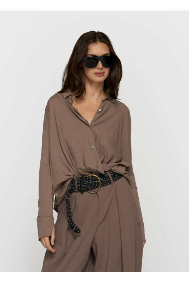 10DAYS WRAP BLOUSE MOONROCK