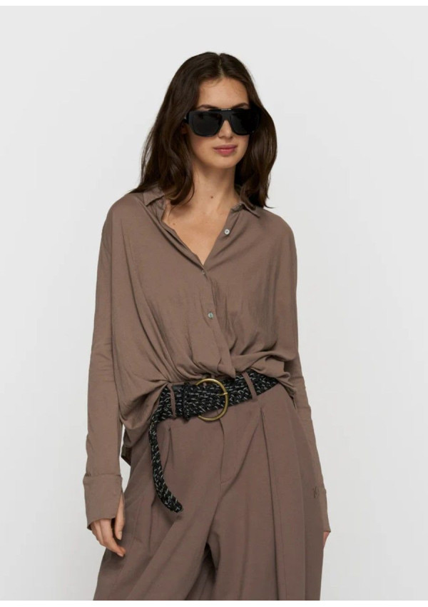 10DAYS WRAP BLOUSE MOONROCK