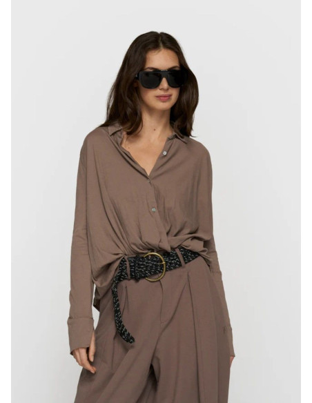 10DAYS WRAP BLOUSE MOONROCK