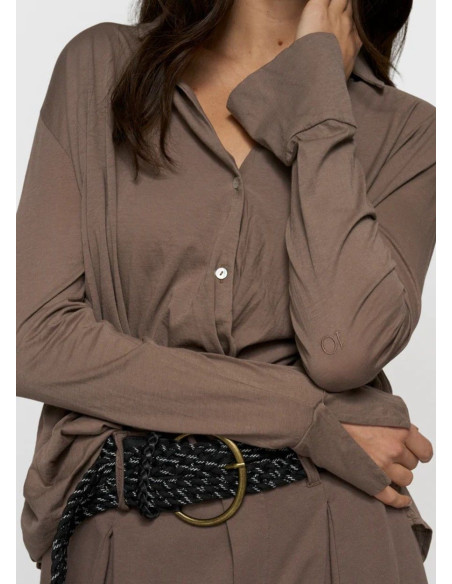 10DAYS WRAP BLOUSE MOONROCK