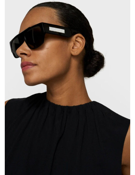 10DAYS PLEATED TOP BLACK