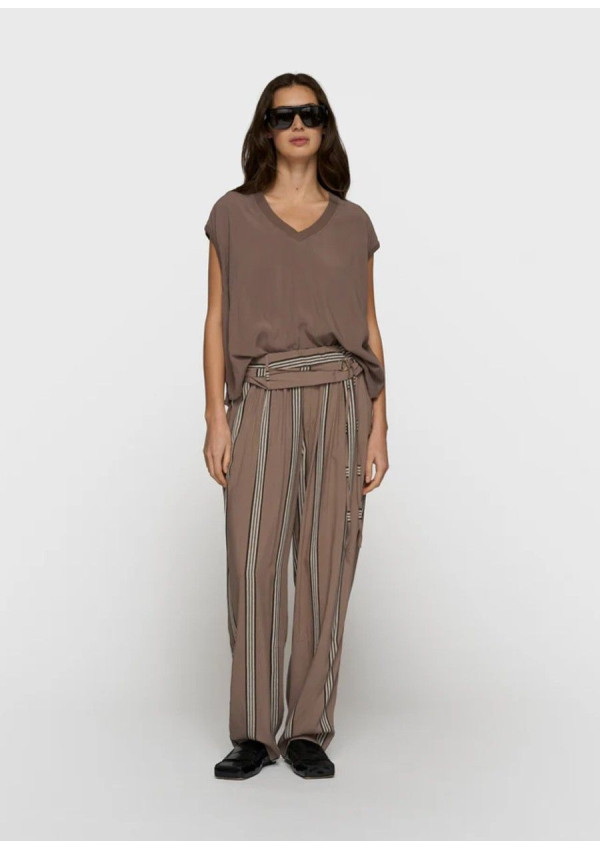 10DAYS V-NECK TOP MOONROCK