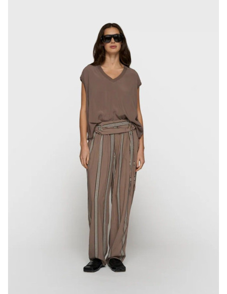 10DAYS V-NECK TOP MOONROCK