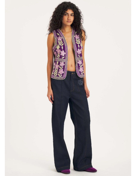 ANTIK BATIK CHALECO CARIOCA PURPLE