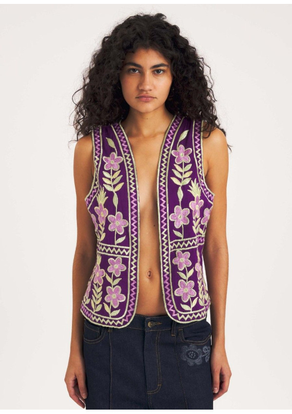 ANTIK BATIK CHALECO CARIOCA PURPLE