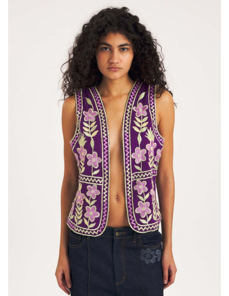 ANTIK BATIK CHALECO CARIOCA PURPLE