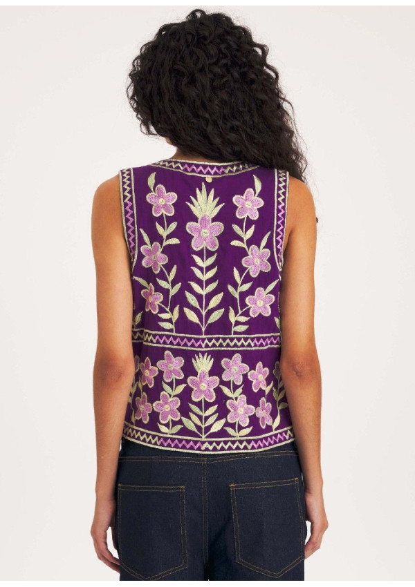 ANTIK BATIK CHALECO CARIOCA PURPLE