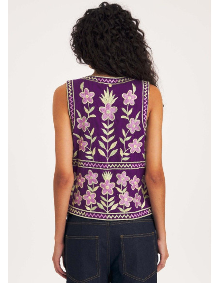 ANTIK BATIK CHALECO CARIOCA PURPLE