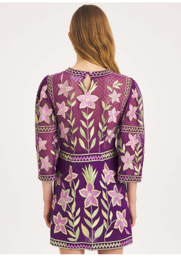 ANTIK BATIK VESTIDO CARIOCA PURPLE