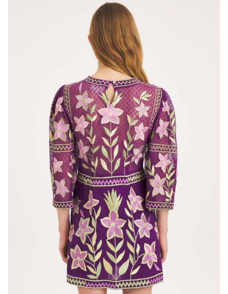 ANTIK BATIK VESTIDO CARIOCA PURPLE