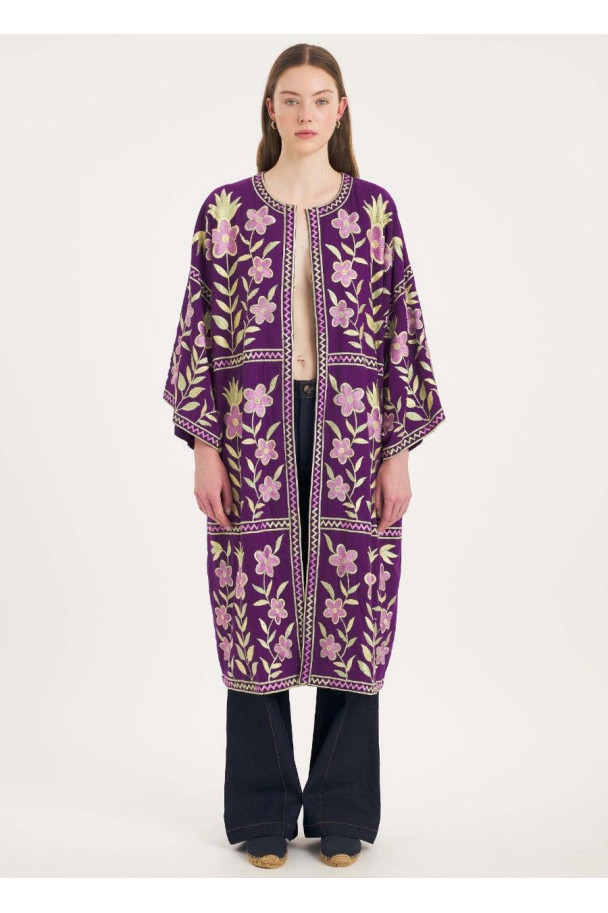 ANTIK BATIK KAFTAN CARIOCA PURPLE