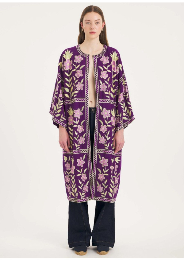 ANTIK BATIK KAFTAN CARIOCA PURPLE