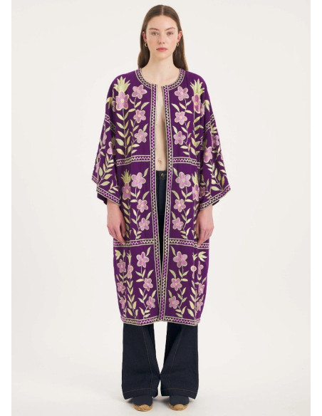 ANTIK BATIK KAFTAN CARIOCA PURPLE