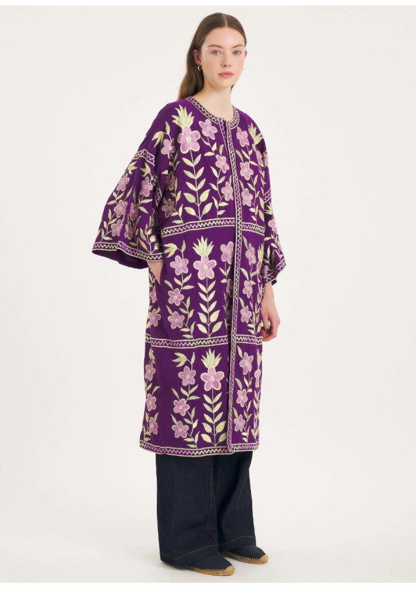 ANTIK BATIK KAFTAN CARIOCA PURPLE