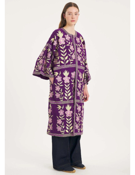 ANTIK BATIK KAFTAN CARIOCA PURPLE