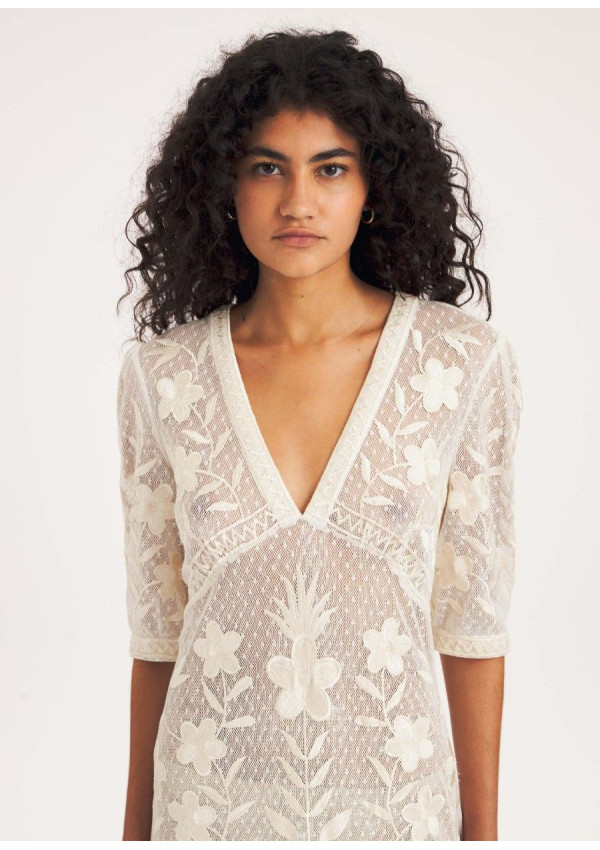 ANTIK BATIK VESTIDO CARIOCA CREAM