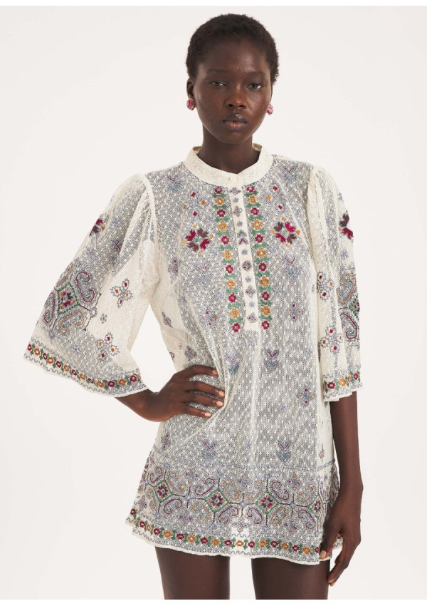 ANTIK BATIK VESTIDO DANAE CORTO