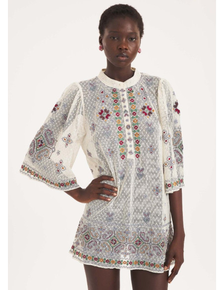 ANTIK BATIK VESTIDO DANAE CORTO