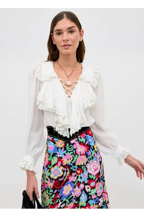 RIXO TOP MILIA WHITE