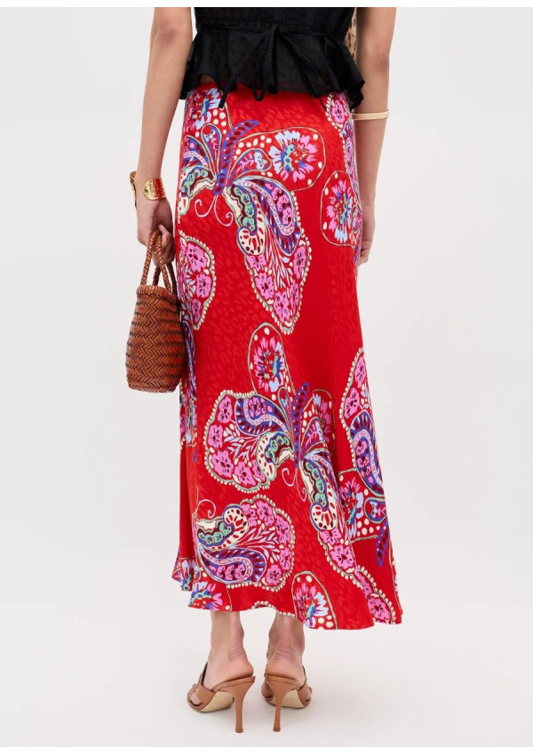 RIXO FALDA KELLY BUTTERFLY RED