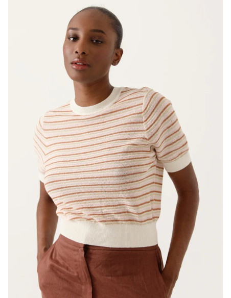 ARTLOVE JERSEY LYSEANE TERRACOTA