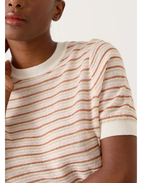 ARTLOVE JERSEY LYSEANE TERRACOTA