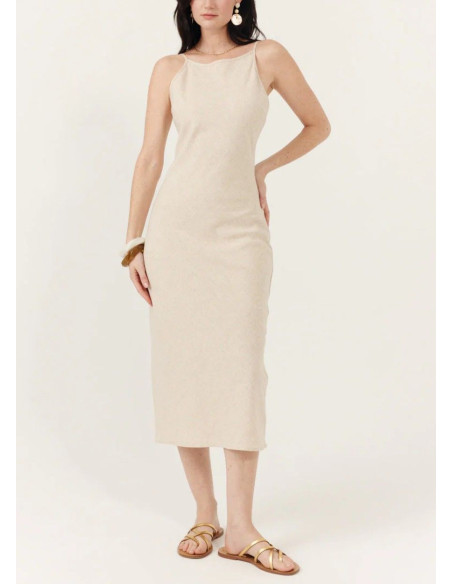 ARTLOVE VESTIDO LIORA BEIGE