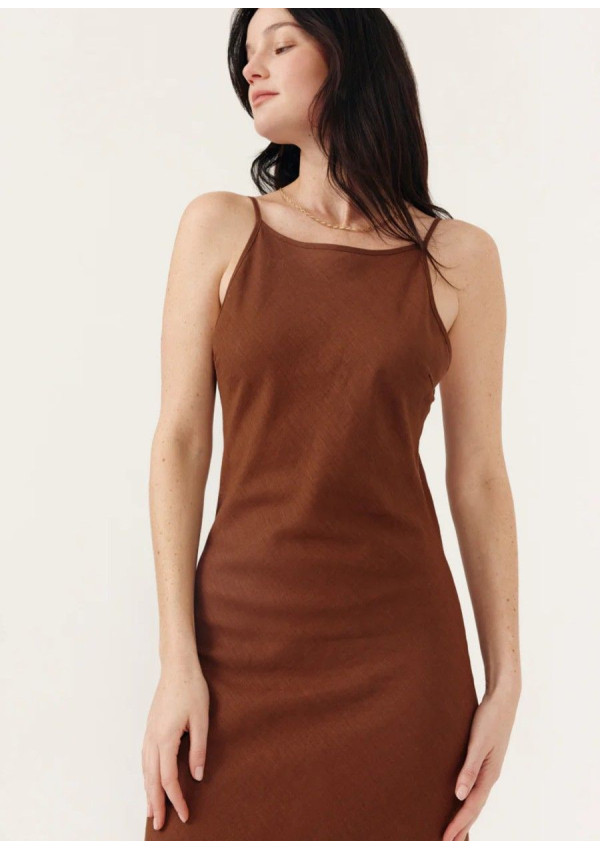 ARTLOVE  VESTIDO LIORA MARRON
