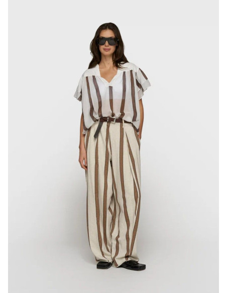 10 DAYS PANTALON BAR PIECE STRIPE